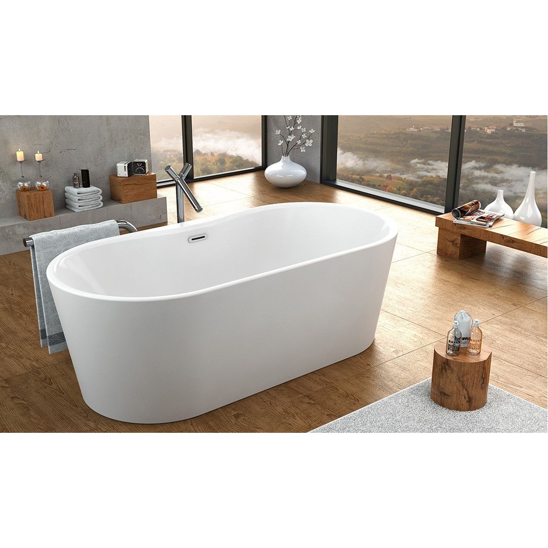 Kolpa Samostojeća Kada Comodo 185x90/O-FS White&White 593830